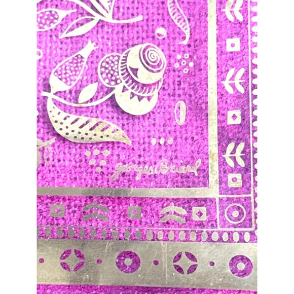 Georges Briard 3 Piece Clear Glass & Gold Plated Decorative Tray Set - Picture 9 of 16